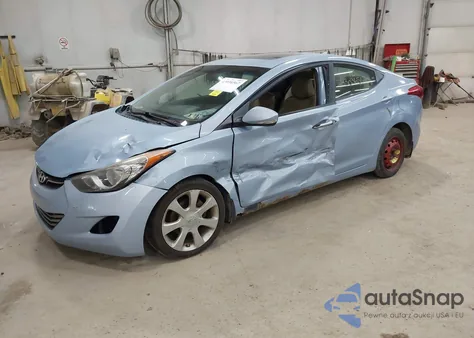 2012 Hyundai Elantra Limited (Ulsan Plant) z USA, uszkodzony, nr VIN KMHDH4AE1CU323638